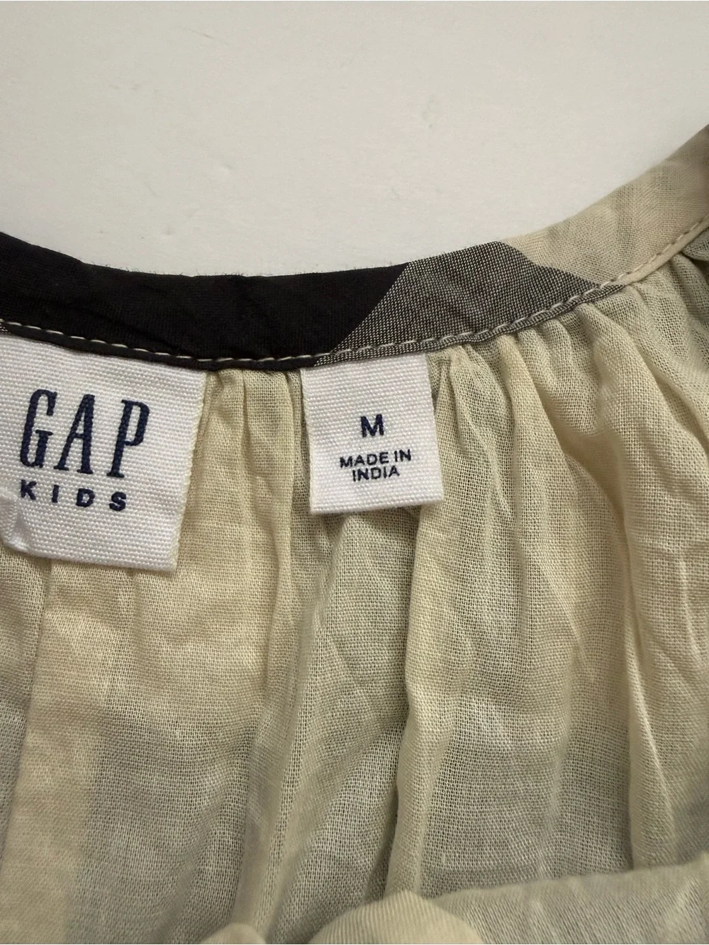 Gap Kids Gingham Tiered Cotton Dress Size M 8-9